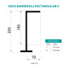Pack completo Banderola Rectangular