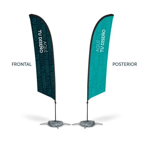 Pack completo doble cara Banderola Surf