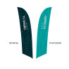 Bandera suelta doble cara Banderola Surf